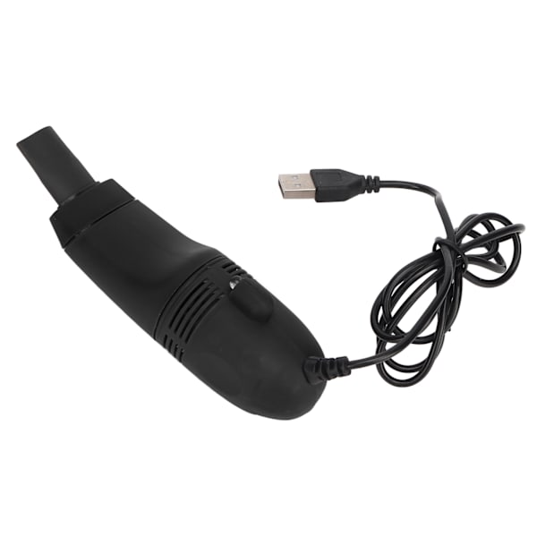 Mini Keyboard Cleaner Handheld Large Suction Mini USB Dammsugare för Nail Art Computer Svart