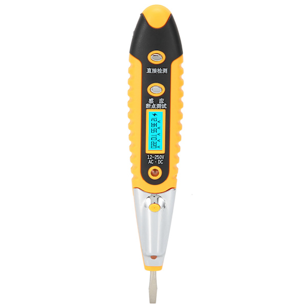 Elektrisk penna multifunktionell digital display högprecisions elektrisk penna, lämplig för att detektera 12250V AC DC-ström