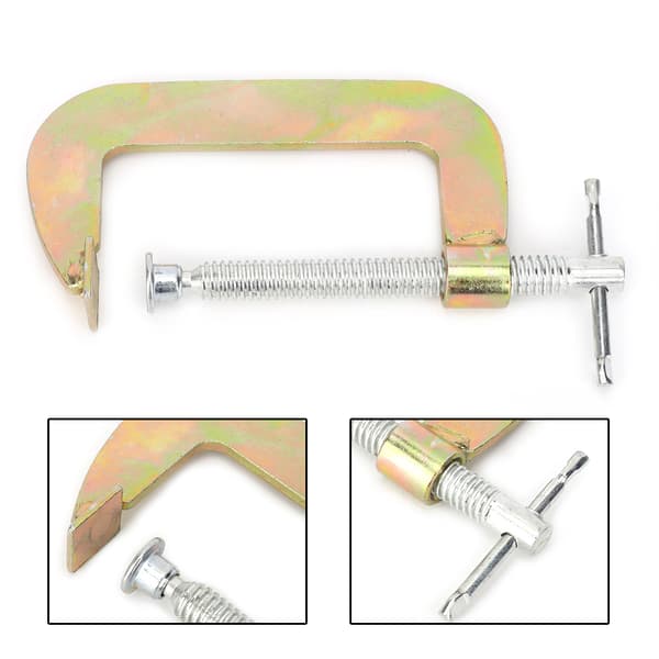 【NX】Trearbeid C-klemme - 5 tommer, gul