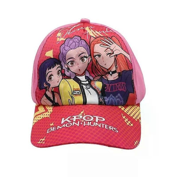 K-pop jenter demon baseballcaps justerbar snapback solhatt barn D