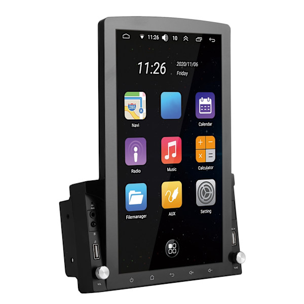 10,1 tuuman auton multimediasoitin Bluetooth GPS-näyttö Stereo Radio 1+32G Android 13:lle