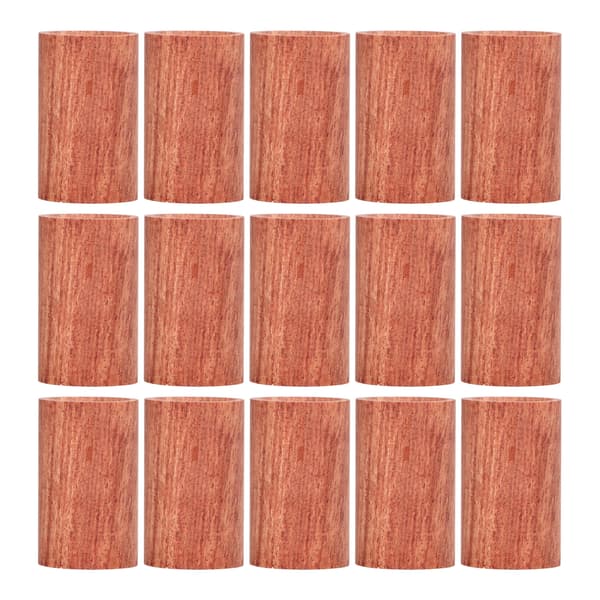 15 st trä eterisk olja diffusor rosenträ bärbar mini rund aromaterapi diffusor