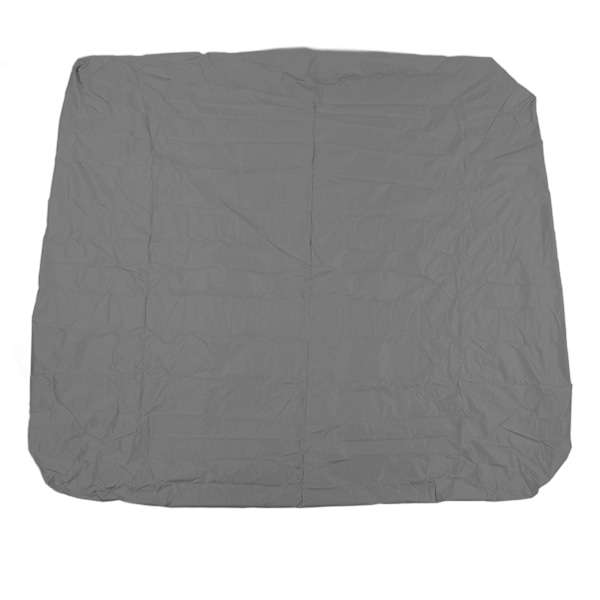 SPA-överdrag Fyrkantigt Vattentätt 190 silverbelagd polyester Taff väderbeständigt badtunnaskydd för badkar 207x207x30cm/81,5x81,5x11,8in Grå