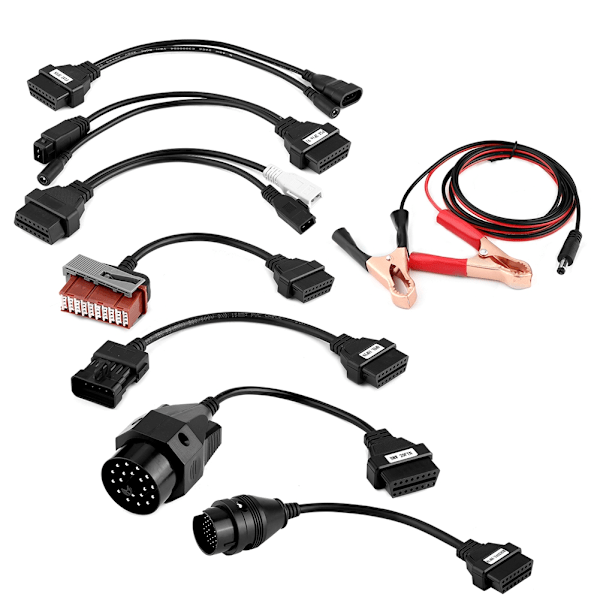 8 kpl OBD2 OBDII kaapeleita liittimiä TCS CDP DS150E autodiagnostiikkatyökaluille