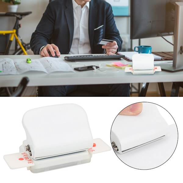 6-reikäinen rei'itin metallilevyillä Toimistotarvikkeet Käsintehty opiskelijatyökalu A4-paperin sidontaa varten