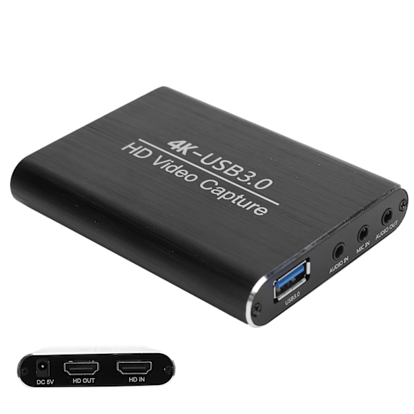 HD Video Acquisition Card USB3.0HDMI for OBS Recorder 4K 60Hz 1080P for datamaskin bærbar PC