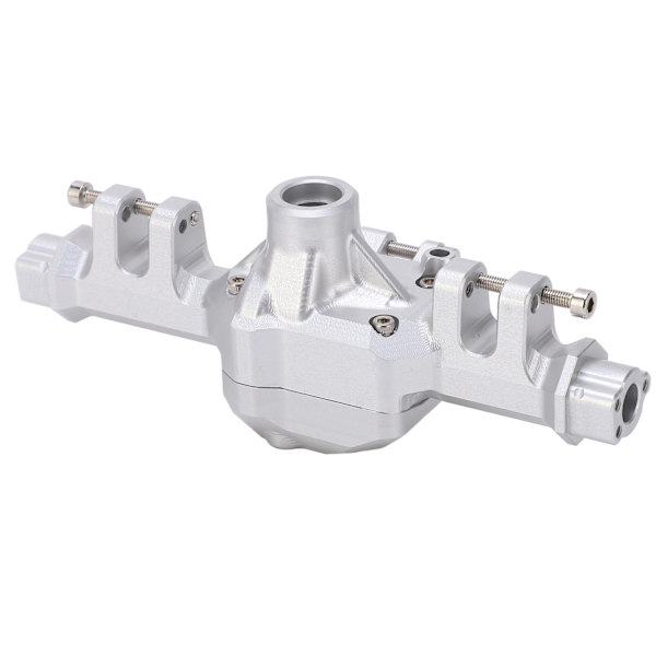 RC Bakakselhus i Aluminium Legering, Erstatning Bakakselbro Skall for Traxxas 1:10 RC Bil Sølv