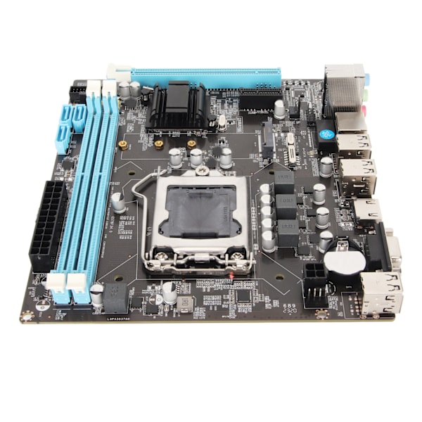 Skrivebords Hovedkort H61 6 USB2.0 DDR3 M.2 NVMe NGFF 100Mbps LAN Micro ATX Hovedkort for LGA1155 Sokkel I3 I5 I7