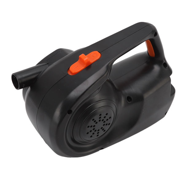 Elektrisk luftpumpe Luftinflations pumpe 80W med biloplader 12V EU-stik 100‑240V til gummibåd