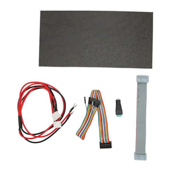 RGB Full Color LED-matrisepanel 96x48 5V 4A Justerbar Lysstyrke 2,5 mm Bøybar LED-matriseskjerm for Raspberry Pi Pico