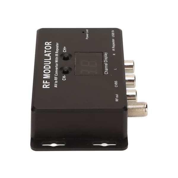 RF-modulator Professionell AV till RF-omvandlare med IR-repeater för digitalbox DVR DVD