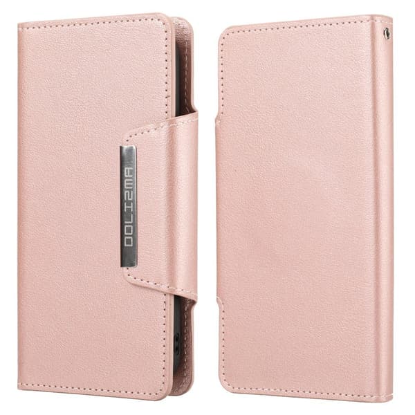 Kompatibel med iPhone 13 Pro Max - 2-i-1 Magnetisk Deksel / Etui - Rosegull 85
