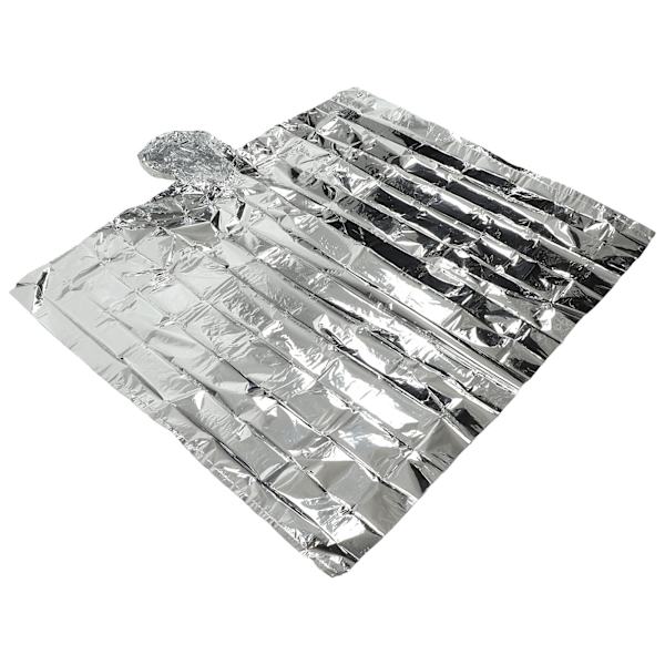 Nödsituationspåsar Vattentäta Vindtäta CPP Aluminiumfolie 0,012 mm Tjock Silverreflekterande Nödblanketter för Resor