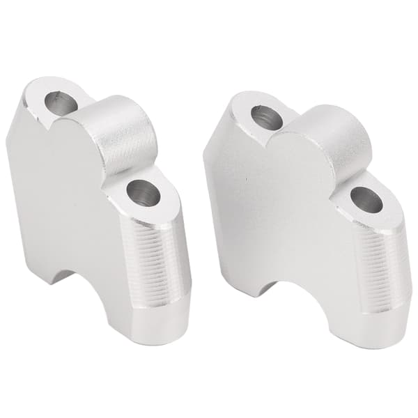 【NX】2 STK Styrforhøjer Klemme Aluminiumlegering Erstatning til CB500F CB500X 2013-2017 Sølv