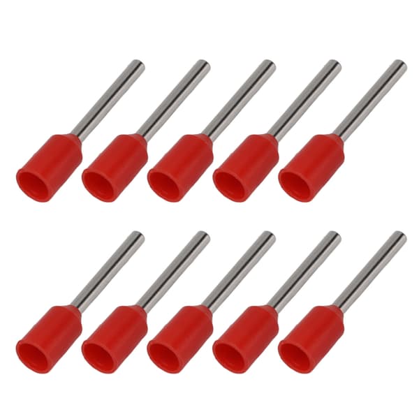 【NX】1000 STK isolerede kabeltyller terminaler stift kobber krympeforbindelse til AWG 22 elektrisk ledning E0510