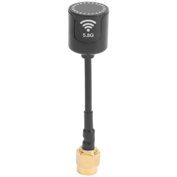 Professionel 5.8GHZ 2.8dbi Antenne Signalforstærkning Antenne Tilbehør til FPV Racing RC Drone (Sort RP-SMA)