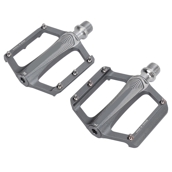 Enlee Cykelpedaler Aluminium Legering DU Leje Flade Pedal til Vej Mountain Bikes Titanium