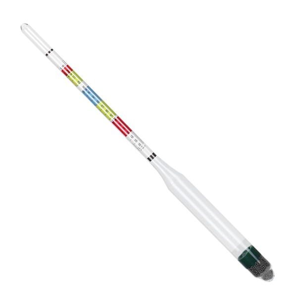 Hydrometer Tester med Sukker Ethanol Densitet Skalaer Vin Øl Brygning Måleinstrument