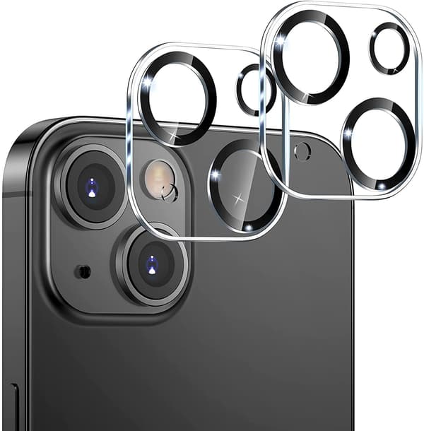 【NX】[2-pack] Kompatibel med iPhone 15 Plus Härdat Glas Linsskydd 15