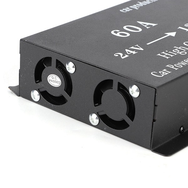 720W 60A 24V til 12V Bil DC Strøm Elektrisk Buck Transformer Konverter Adapter