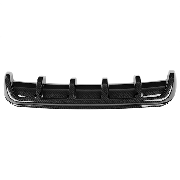 Svart Universal Bakre Bumper Hai-Fin Spoiler Diffuser (Karbonfiber)