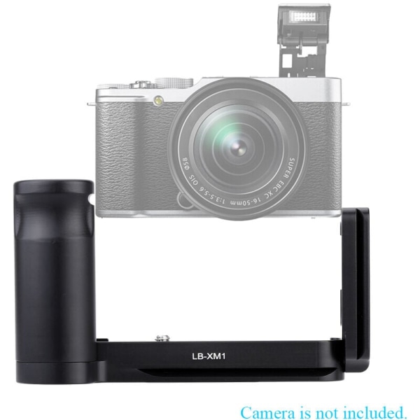 LB-XM1 pystysuora metallinen L-muotoinen pikakiinnityslevykameran kiinnitys ja kahva Fuji X-M1 -kameralle