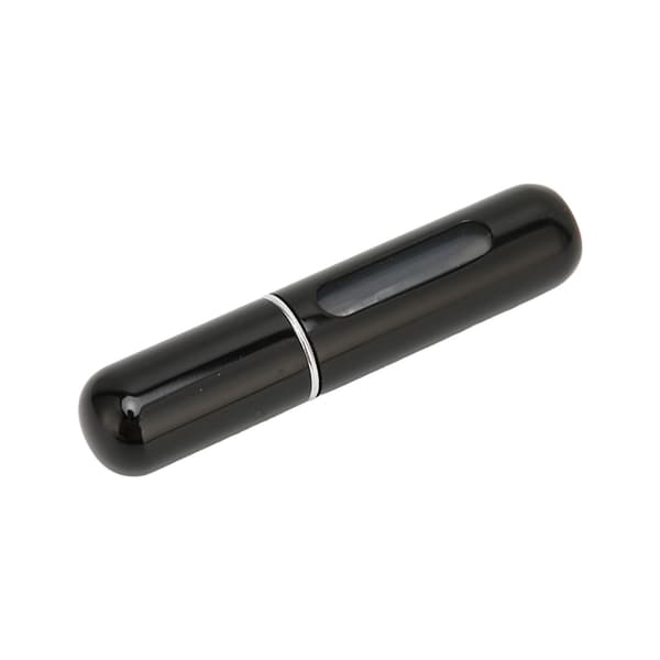 Påfyllningsbar parfym Atomizer Synlig Bärbar Läcksäker Mini Tom Sprayflaska Kompatibel med resor Utgående 5ml Svart
