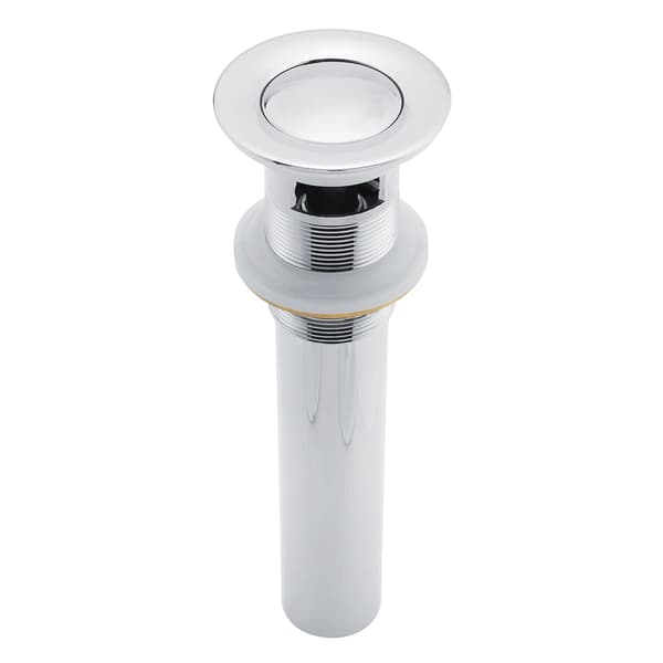 【NX】G1-1/4\" Mässing Badrum Handfat Pop Up Avloppsmontering med Överflöd (Silverkrom)
