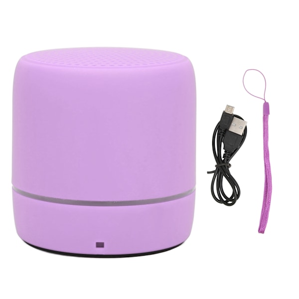 Bluetooth 5.0 Mini-kaiutin Selkeä Stereo Rikkas Basso Kannettava Langaton Kaiutin Ulkokäyttöön Violetti