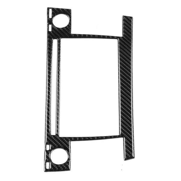 Dekorpanel i karbonfiber for navigasjonsdisplay, blank overflate, passer til Prius 2012‑2015