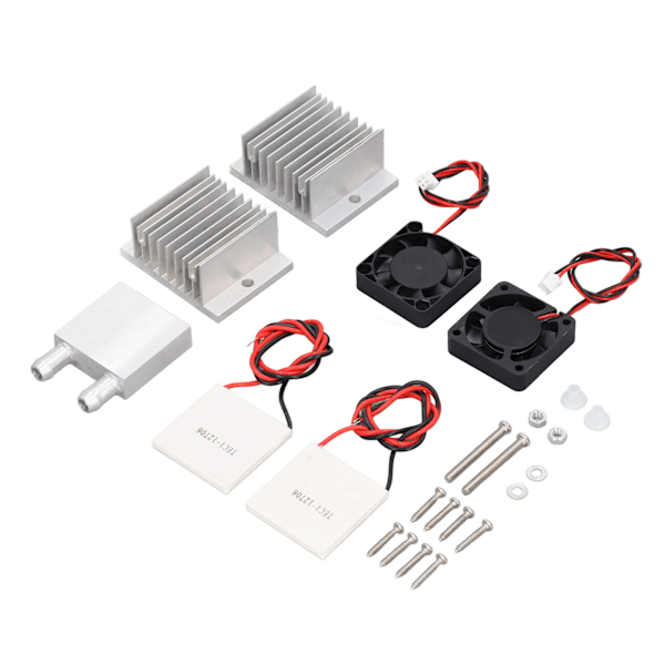 Termoelektrisk kjølesystem Elektronisk kjølemodul DIY Kit med vifte