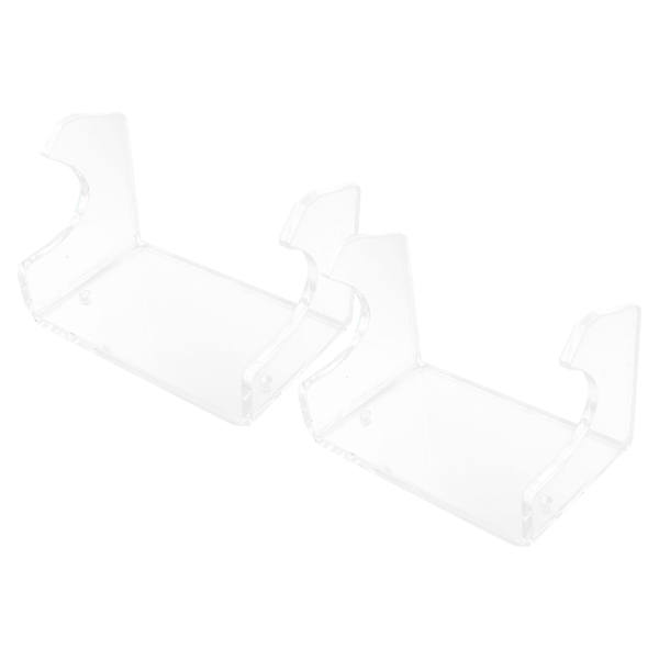 2 stk. lange skateboards opbevaringsstativ Longboard vægmonteret holder til soveværelse stue Transparent