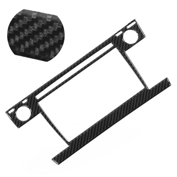 Dekorpanel i karbonfiber for navigasjonsdisplay, blank overflate, passer til Prius 2012‑2015