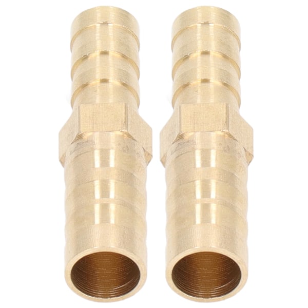 2 st hullingförsedda skarvar Mässingsslang Hullingreducerare Hexreducerande hullingförsedd anslutning 10 mm (3/8 tum) till 8 mm ( 5/16 tum)