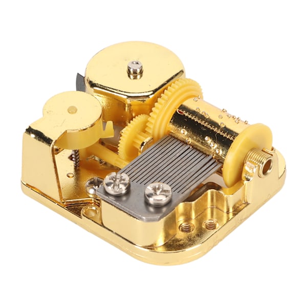 Windup Musical Movement 18 Note Pleasing Melody Alloy Enkel montering musikdosa Movement för byte av gör-det-själv-reparation