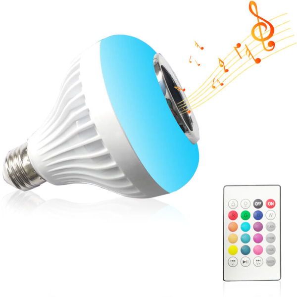 Bluetooth musiklys, fjernbetjeningshøjttaler, LED farverigt musiklys