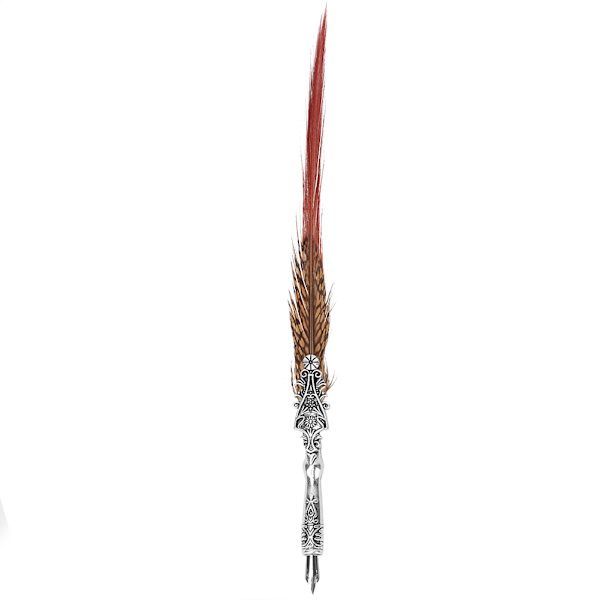 Klassisk vintage fjäder Reservoarpenna Kalligrafi Quill Dip Pen Heminredning Present(02#)