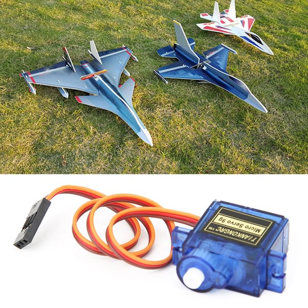 Servomotor Fjernkontroll RC Robotarm Helikopter Fly Tilbehør SG90 90°-180°(SG90 )