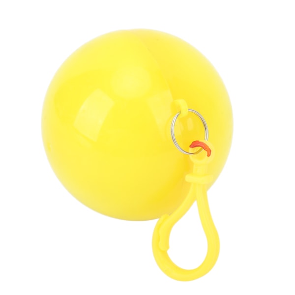 Engångs Regnponcho PVC Regnkläder Regnskydd med Boll för Nödsituationer Bergsklättring Resor