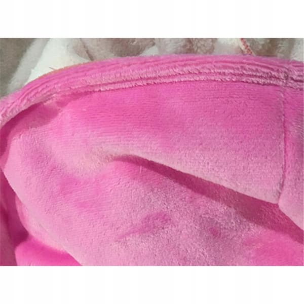 Slim Oversize 2-i-1 Teddy Rosa - Veerk Xxl