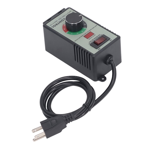 Fläkthastighetskontrollomkopplare AC-motor Elektrisk variabel regulator US-kontakt 100-120V