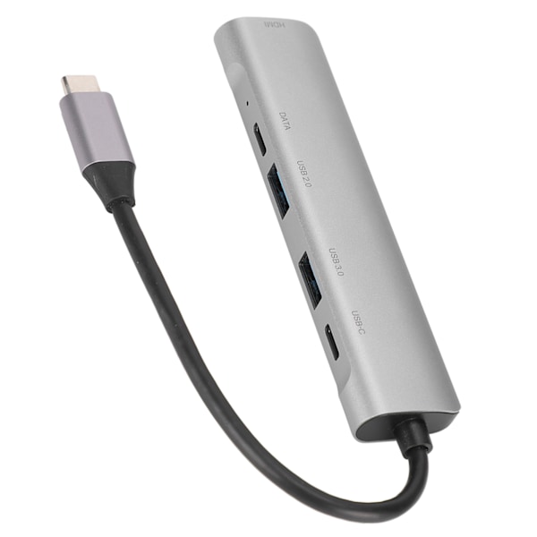 5-i-1 Typ C till HDMI Hub 4K x 2K 30Hz TV-projektor Videoadapter USB 3.0 2.0 dockningsstation
