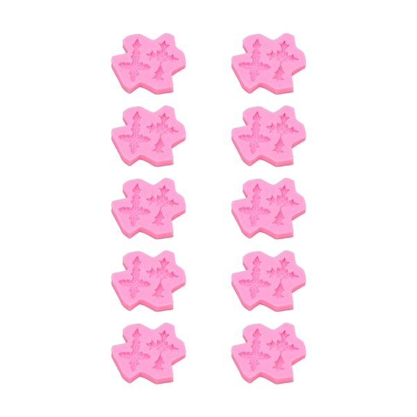 10 stk harpiksforme til smykker DIY smuk form let at forme silikoneform til chokolade
