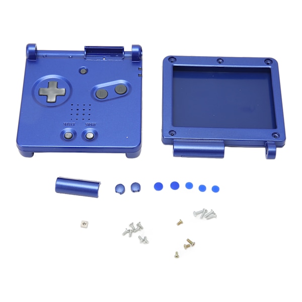 Spilkonsolskal til GBA SP Udskiftning Fuld Dele Husskal med Knapper til Gameboy Advance SP Blå