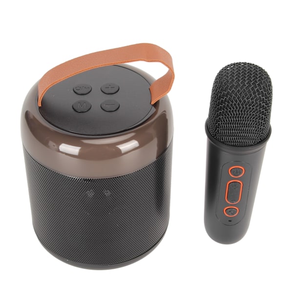 RGB-kaiutin 16 valonauhaa Kevyt kompakti kannettava Bluetooth-kaiutin langattomalla mikrofonilla kotiin musta