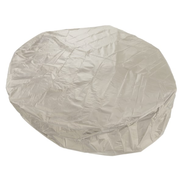 Ulkoilma-ammeet Suojapeite Pyöreä kylpytynnyri Suoja 190 Hopea Polyesteri Taft Kylpytynnyri Vedenpitävä Peite 190x30cm Beige