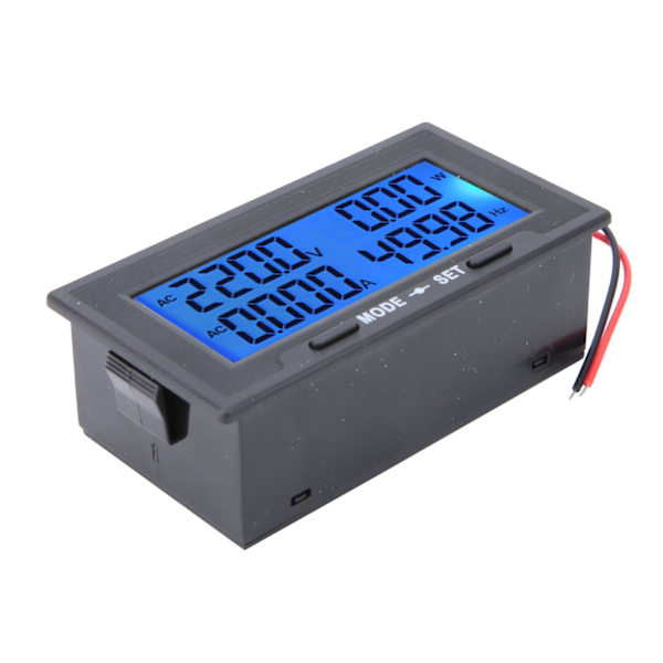 YB5142DM 0-500V intelligent digital LCD-skärm AC-spänningsströmmätare (#4)