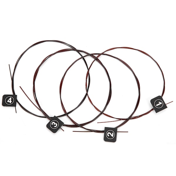 4 stk. fluorcarbon strenge til guitar eller ukulele Universal StringsTX-3