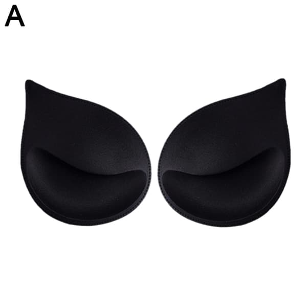 【NX】3 par BH-puter Push Up-innlegg BH-kopper Erstatning Br black One Size 3pcs