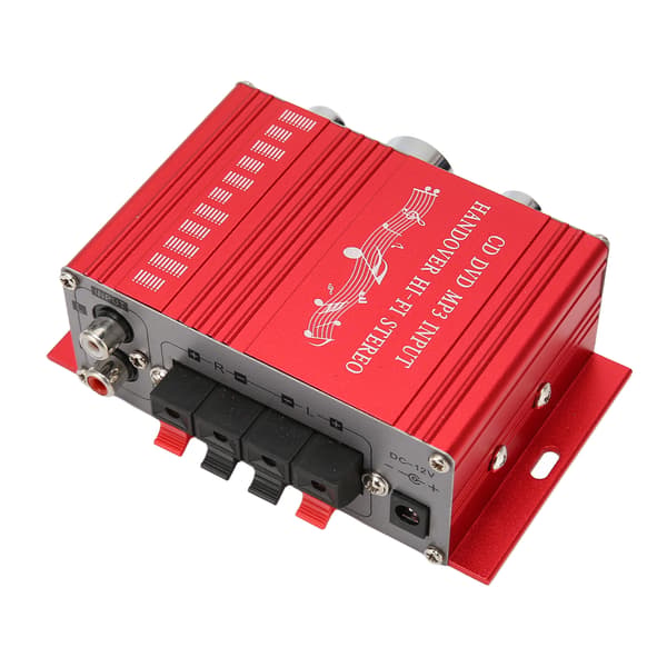 Bilforstærker DC 12V HiFi 20Hz til 20kHz MP3 CD DVD DSP 4 Lydfelt Bil Audio Forstærker til Musik Lydsystem